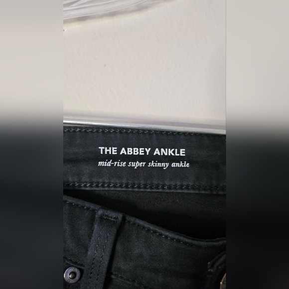 Anthropologie The Abbey Ankle Mid-Rise Super Skinny Ankle Jeans - Picture 2 of 9